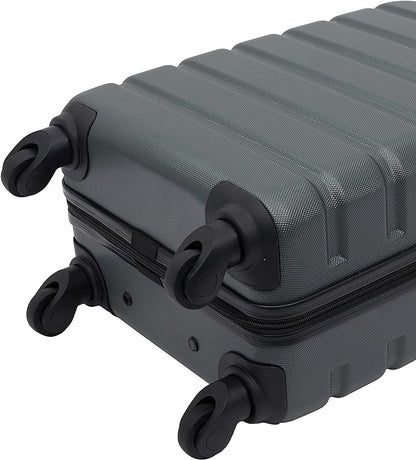 Wrangler 22" Hardside Spinner Carry-On Luggage, Olive