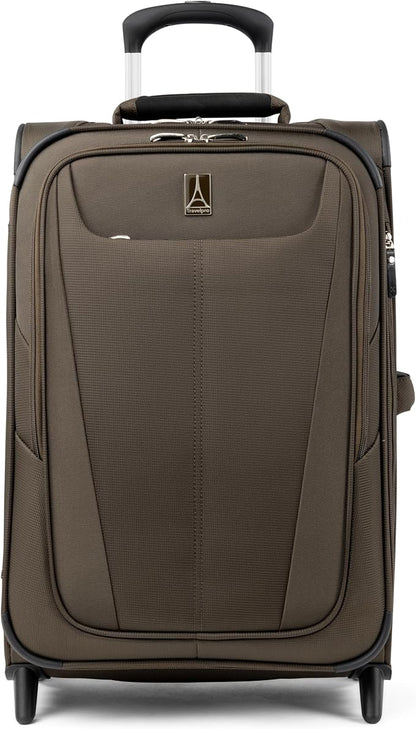 Travelpro Maxlite 5 Softside Expandable Upright 2 Wheel Carry-on Luggage, Lightweight, 22-Inch — Mocha
