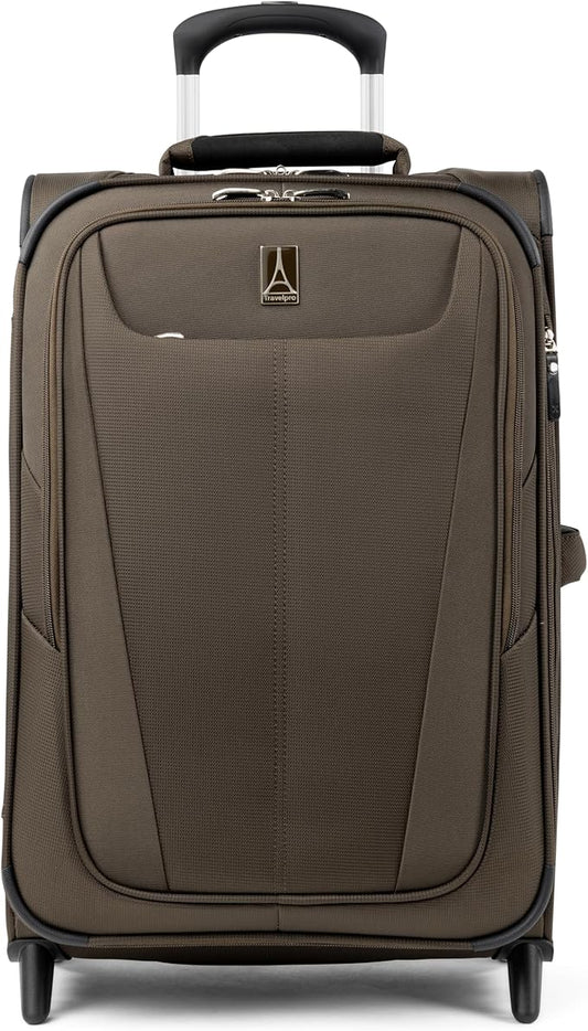 Travelpro Maxlite 5 Softside Expandable Upright 2 Wheel Carry-on Luggage, Lightweight, 22-Inch — Mocha