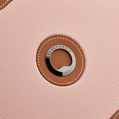 DELSEY PARIS Chatelet Air 2.0 Hardside Luggage with Spinner Wheels, Blush Pink, Checked-Large 28 Inch