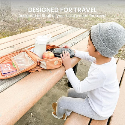 Lulyboo Toddler Harness Backpack with Detachable Leash, 5 Pockets & Insulated Lunch Bag - Safe & Stylish Kids Backpack for 1-7 Years, Animal Themed, Lightweight, Durable Travel & Outdoor Safety Gear