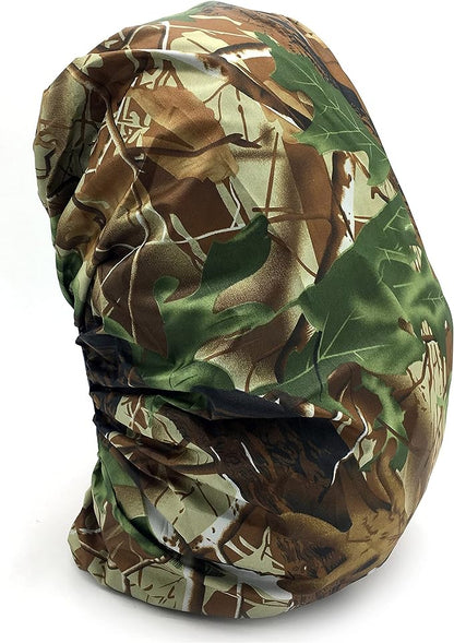 Silfrae Waterproof Rucksack Cover Backpack Rain Cover 30L-100L for Travel Climbing Hiking (Leaf Camo, 70L-80L)