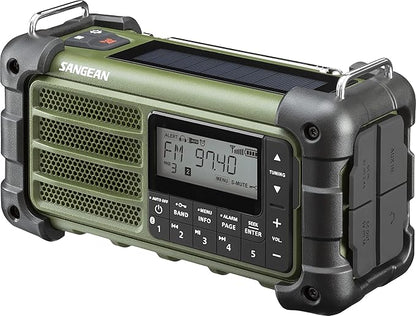 Sangean MMR-99 AM/FM-RBDS/Bluetooth/AUX/Weather/Multi-Powered Digital Tuning Emergency Radio