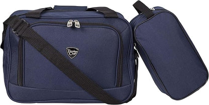 Travelers Club Chicago Hardside Expandable Spinner Luggage, Navy Blue, 3 Piece Set