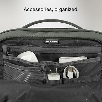 Incase A.R.C. Daypack 24L – Travel Backpack and Laptop Bag for School - Fits up to 16 inch Laptop - 4 Zippered Compartments, 2 Water Bottle Pockets - Commuter and College Backpack - Smoked Ivy