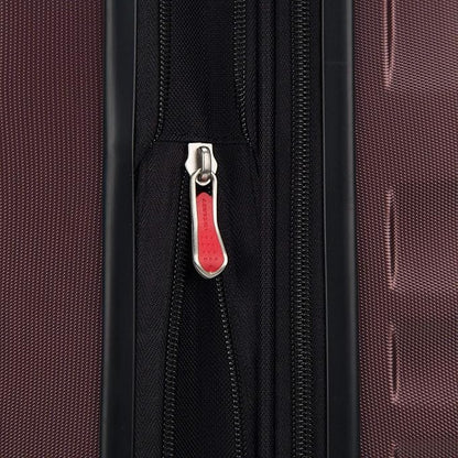 Delsey Paris Alexis Durable Hardside Luggage, Expandable Lightweight 4-Wheel Spinner, Easy Grip Telescoping Handle for Smooth Mobility, TSA-Lock Incorporated, Men and Women, Burgundy, Check-In 29-Inch