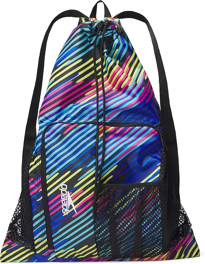 Speedo Unisex-Adult Drawstring Deluxe Ventilator Mesh Equipment Bag