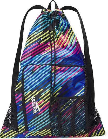 Speedo Unisex-Adult Drawstring Deluxe Ventilator Mesh Equipment Bag