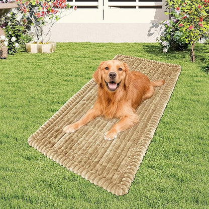 Dog Car Seat Covers for Back Seat, Dog Bed for Car, Car Seat Protector, Fit for Backseat Extenders, Non-Slip Soft Durable for Cars Trucks and SUVs(Brown,50x24.6 inch)