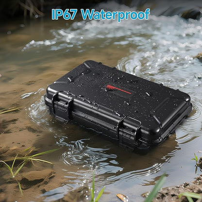 Carrying Case for Insta360 X5 X4 X3 Portable Waterproof Travel Hard Organizer Case With X5 X4 Fast Charge Hub Accessories Action Camera