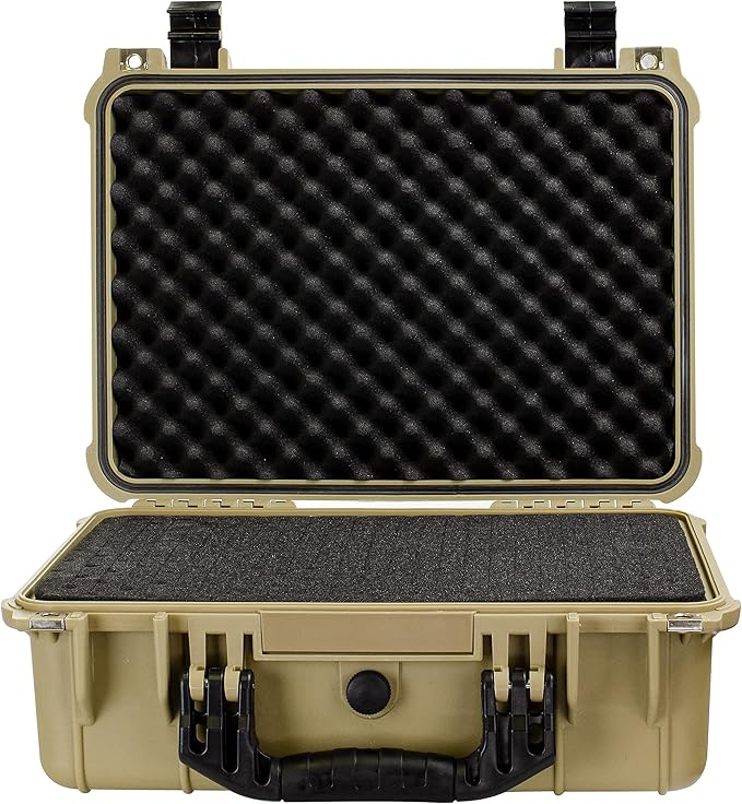 Eylar Standard 16" Gear, Equipment, Hard Camera Case Waterproof with Foam TSA Standards