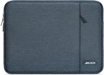 MOSISO Laptop Case 13 inch, 13 inch Laptop Sleeve Compatible with MacBook Air M4 M3 M2 M1 2025-2018 / Pro M2 M1 2025-2016, Polyester Vertical Computer Sleeve Bag with Pocket, Haze Blue