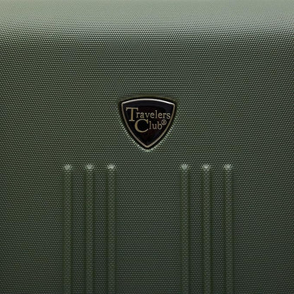 Travelers Club Chicago Expandable Luggage, Thyme Green, 20" Carry-On