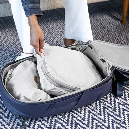 Peak Design Packing Cube, Raw, Weatherproof Luggage Cube with Dual Compartment Organization, Expansion and Compression, Zipper Opening, Travel Organizer for Men and Women, Size M