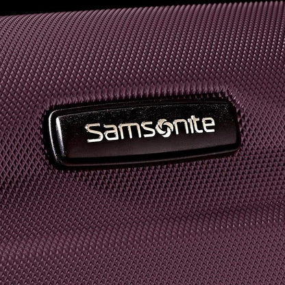 Samsonite Omni PC Hardside Expandable Luggage with Spinner Wheels, Purple, Carry-On 20-Inch