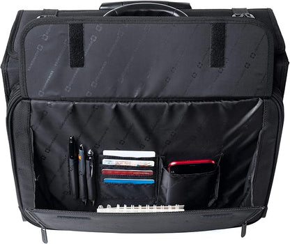 Alpine Swiss Rolling Briefcase | Laptop Bag For Men & Women | Hard Side Catalog Case on Wheels | Legal Size File Dividers | Lawyers Attache Case | Carry-On Overnight Business Travel Bag