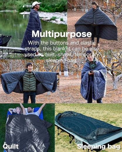 iClimb 3M Thinsulate Insulation Warm Camping Blanket Ultralight Compact