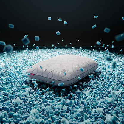 IWS I WANNA SLEEP Snow® Touch Adjustable Pillow, Neck Support, Queen Size Bed Pillows for Sleeping, Gel Cross Cut Memory Foam for Side Sleepers