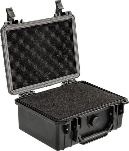 Eylar Protective Camera Hard Case Water & Shock Proof w/Foam, TSA Standards 9.12 inch 7.56 inch 4.37 inch (Black)