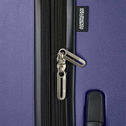 American Tourister Westridge Hardshell Luggage Set - 3 Piece Set - 20" Carry-On, 24” & 28” Checked Luggage Set with 360° Spinner Wheels - Expandable Suitcases for Extended Travel - Dusk Purple