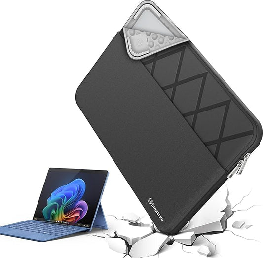 Smatree Laptop Sleeve for 13.5 inch Microsoft Surface Laptop 6/5/4, Case with Accessory Pocket, YKK Zipper, Patented Shockproof Design (E457)