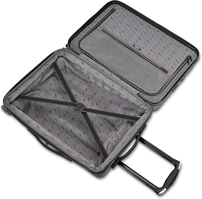 Samsonite Omni 2 Pro Hardside Expandable Luggage with Spinner Wheels, PRO 2PC SET (CO/M), Arctic Silver