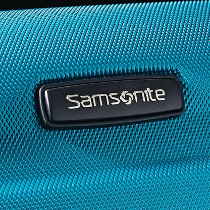 Samsonite Omni PC Hardside Expandable Luggage with Spinner Wheels, Caribbean Blue, 2-Piece Set (20/28)