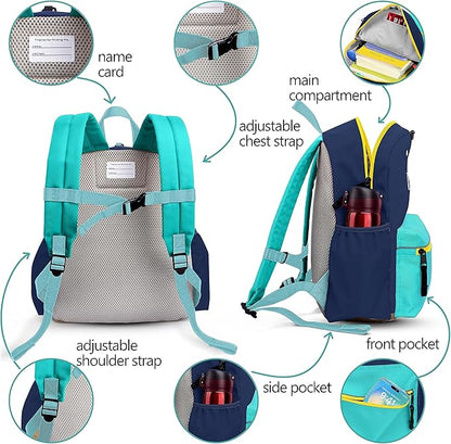 Kids Backpacks for Girls & Boys - Kindergarten to Elementary School, Small Child Toddler Backpack, 15" H, Ages 6-9