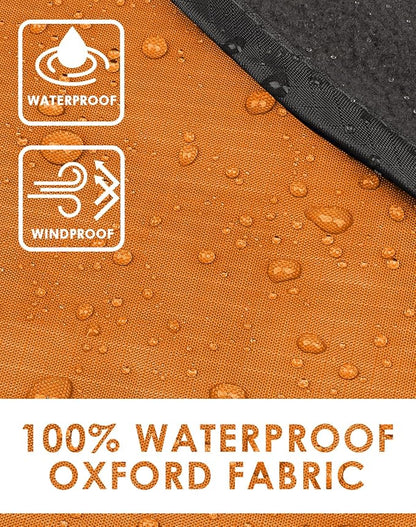 DUKUSEEK Hooded Outdoor Blanket, Extra Large (79 "x 56") Waterproof Camping Blanket, Quilted Fleece, Warm, Windproof, Sand Proof, Portable and Wear-Resistant, for Sports, Picnic, Hiking, Travel…