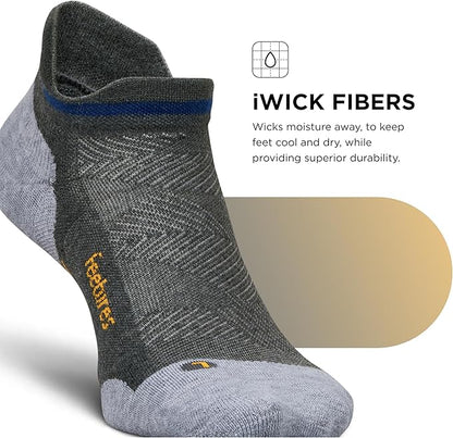 Feetures Elite Golf Max Cushion Tab Ankle Socks - Sport Sock with Targeted Compression