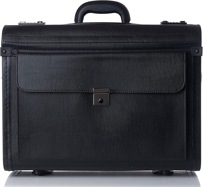Alpine Swiss Rolling 17" Laptop Briefcase on Wheels Attache Lawyers Case Legal Size
