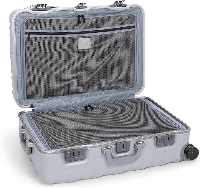 TUMI - 19 Degree Frame 4 Wheel Luggage - Lightweight and Highly Durable, Modern Design, Double-Lock Closure Hard Shell Men's and Women's Suitcase - 26" Short Trip Packing Case, Pearl Grey Texture