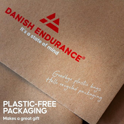 DANISH ENDURANCE 21-26 mmHg Compression Socks | Graduated Support & Faster Recovery | Running & Travel | Unisex 1 Pack