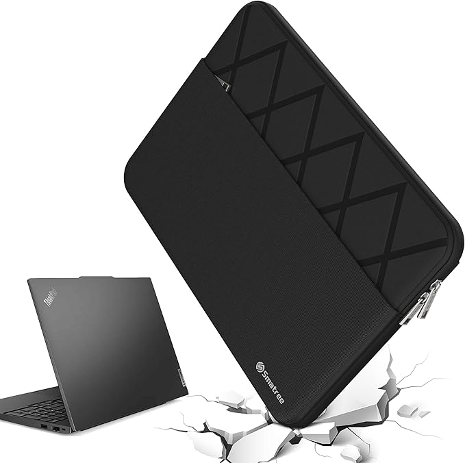 Smatree 16 inch Laptop Sleeve for Lenovo ThinkPad E16, ThinkBook 16p/15p Gen2, IdeaPad Pro 5/5i Gen 8/Slim 5/5i, Yoga Slim 7 Pro Gen 6, Laptop Case with Pocket (E619)