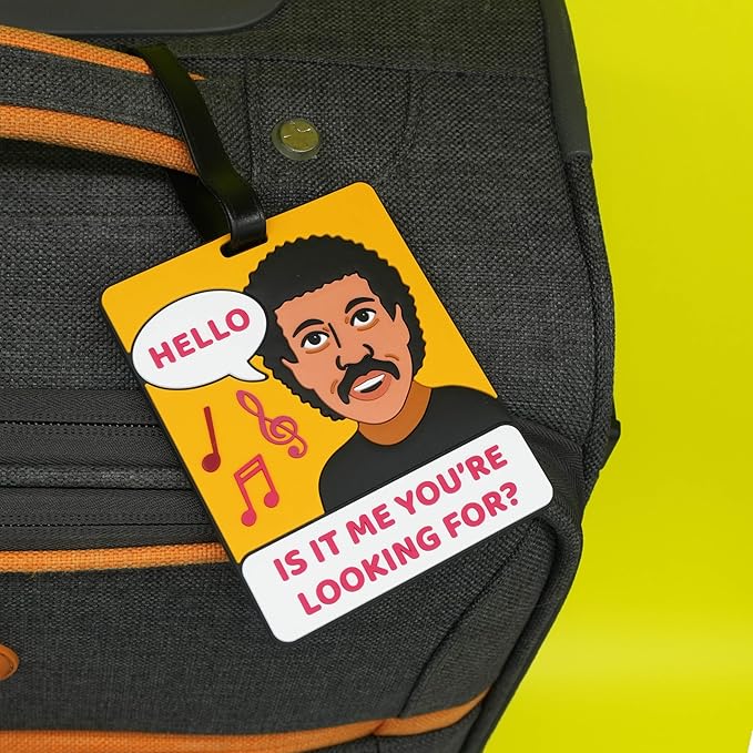 Funny Luggage Tag – Hilarious Travel ID Tag with Sarcastic Saying – Durable & Easy to Spot Suitcase Tag for Men, Women, Frequent Flyers, or Gag Gift for Travelers - Hello is It Me