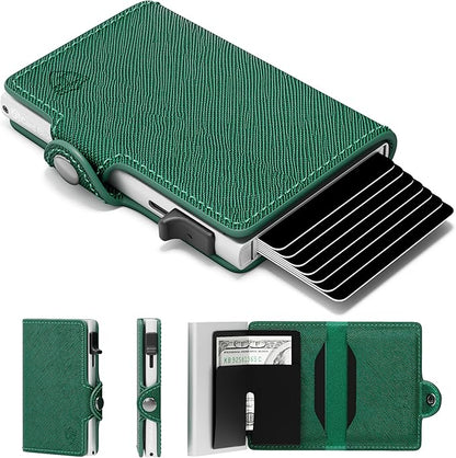 Conceal Plus Small RFID Wallet for Women, Slim Compact RFID Blocking Credit Card Holder Womens Wallet, Smart Pop Up Minimalist Card Case, Holds 4-6 Standard Cards Plus Cash & ID, Compact Travel Wallet