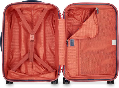 DELSEY PARIS Chatelet Air 2.0 Hardside Luggage with Spinner Wheels, Navy Blue, Carry on 20 Inch