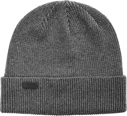 Cole Haan Men's Heritage Rib Cuff Wool Beanie Hat, One Size