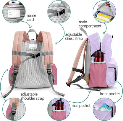 Kids' Backpacks for Girls & Boys - Kindergarten & Elementary School, Small Child Toddler Backpack, 13" H, Ages 3-5