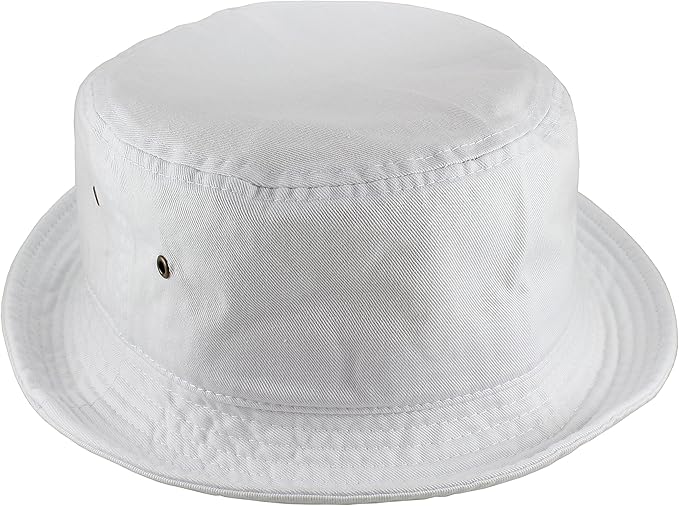 Gelante Solid Color 100% Cotton Bucket Hat for Women and Men Packable Travel Summer Beach Hat