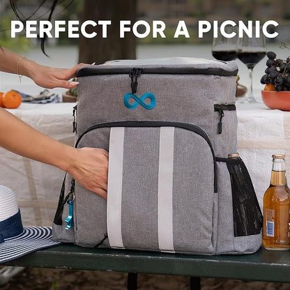 Insulated Backpack Cooler - 54 Cans, 24 Hour Cooling, Wider Straps, Lightweight Leak Proof Liner, Portable Cooler Backpack Bag for Men Women Beach Picnic Travel Lunch Camping - Everlasting Comfort