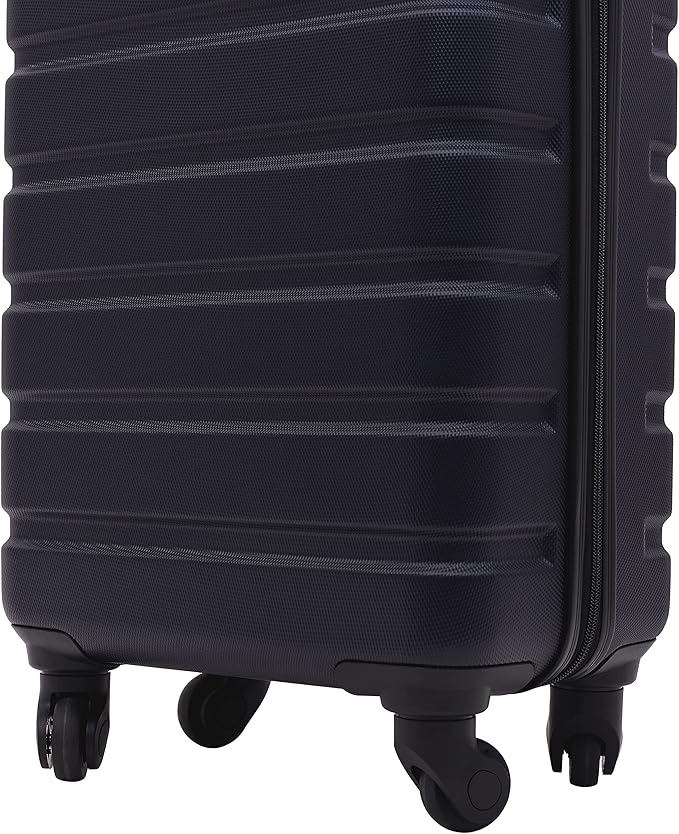 Wrangler 21.5" Spinner Carry-On Luggage, Navy Blue