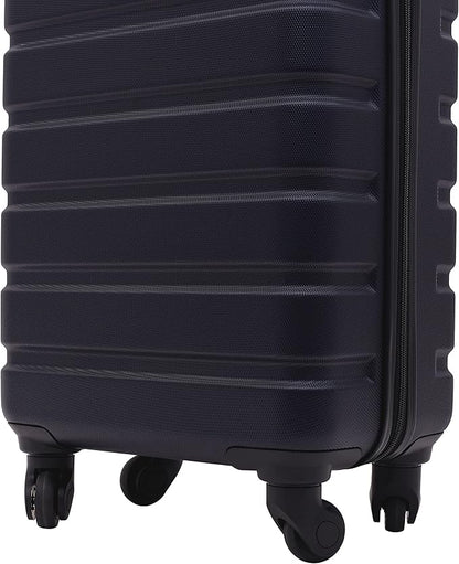 Wrangler 21.5" Spinner Carry-On Luggage, Navy Blue