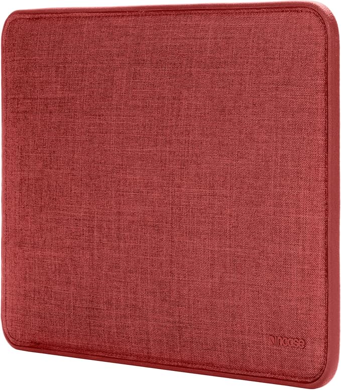 Incase ICON Sleeve with Woolenex - MacBook Air 13 inch M1, 2020, 2019, 2018 & MacBook Pro 13 inch 2019, 2018, 2017, 2016 Case - Fitted MacBook Case, Laptop Sleeve, Hard Cover, Durable (Red Clay)