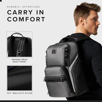 TUMI - Alpha Bravo Search Backpack - Laptop Backpack for Men & Women - Backpack for Work & Travel - 17.0" X 14.0" X 8.3" - Charcoal