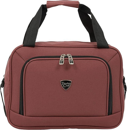 Travelers Club Chicago Hardside Expandable Spinner Luggage, Apple Butter, 3 Piece Set