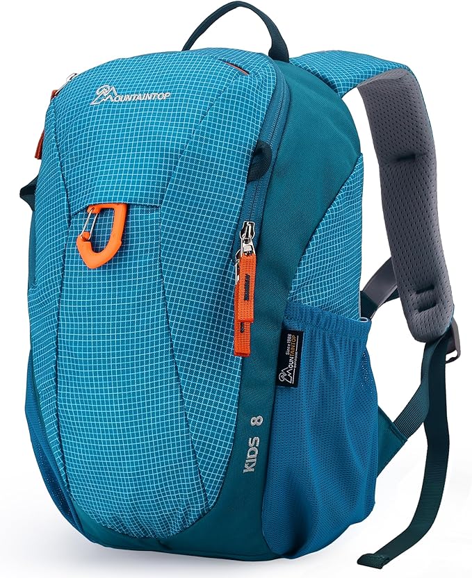 MOUNTAINTOP 8L Kids Backpack,Toddler Backpack Travel Daypack with Chest Strap,Small Backpack for Preschool and Kindergarten