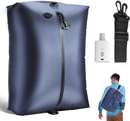 Travel Vacuum Bags with Wireless Pump, Reusable Vacuum Compression Bags for Suitcase, Space Saver for Luggage, Airtight & Waterproof, Perfect for Frequent Travelers & Business Trips (1-Pack)