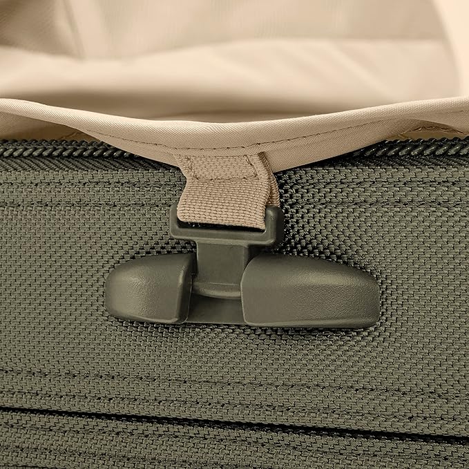 Briggs & Riley Essential 22" 2-Wheel Expandable Carry On - Luggage for Travel, Suitcases with Wheels, Softside Rolling Bag for Men & Women, Self-Repairing Zipper - Baseline Collection, Olive