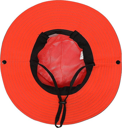 Womens Summer Sun Hat Beach Hat Wide Brim Outdoor UV Protection Hat Foldable Cool Mesh Ponytail Bucket Hat